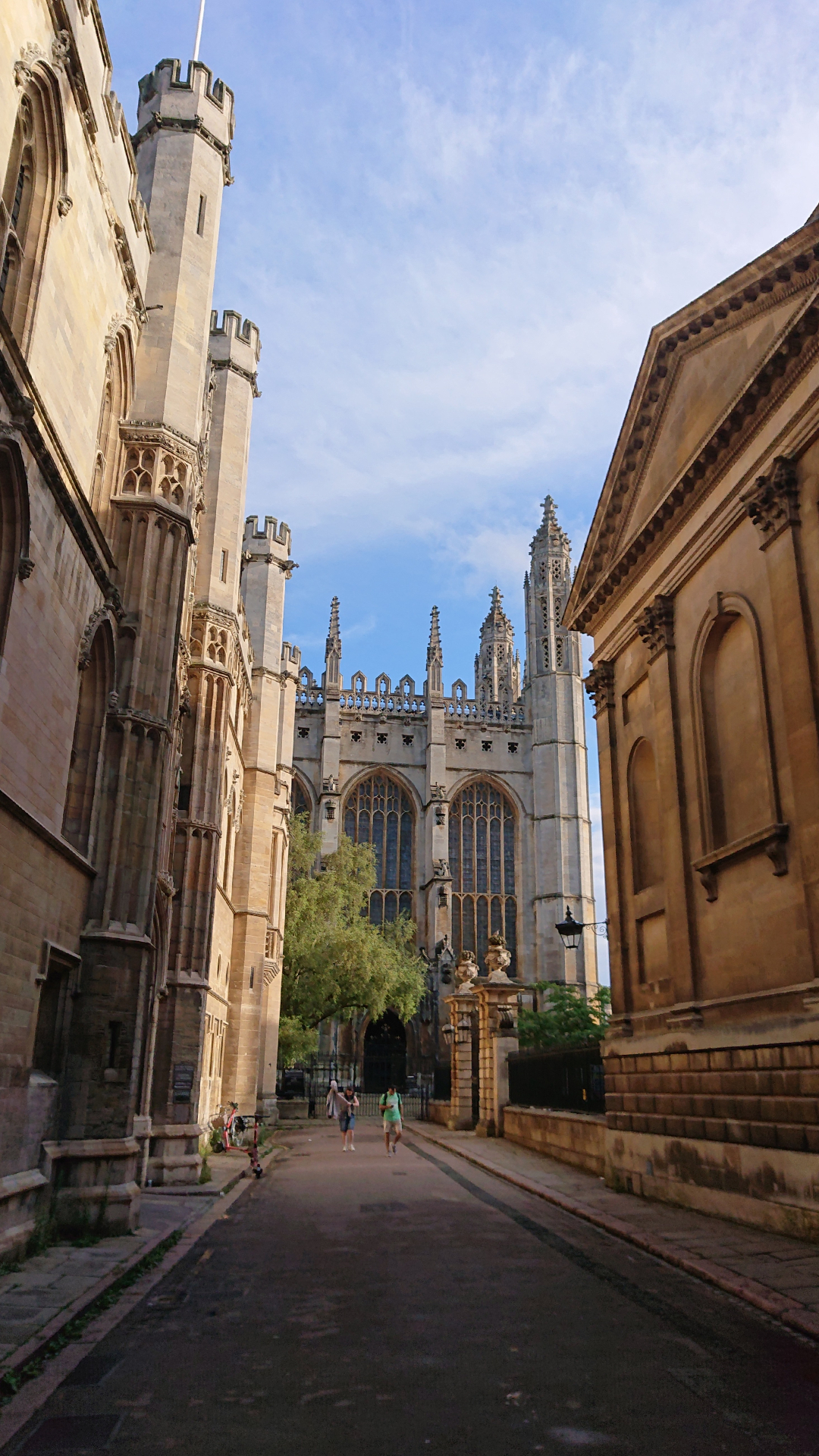 Trinity Lane looking towards King's College Chapel