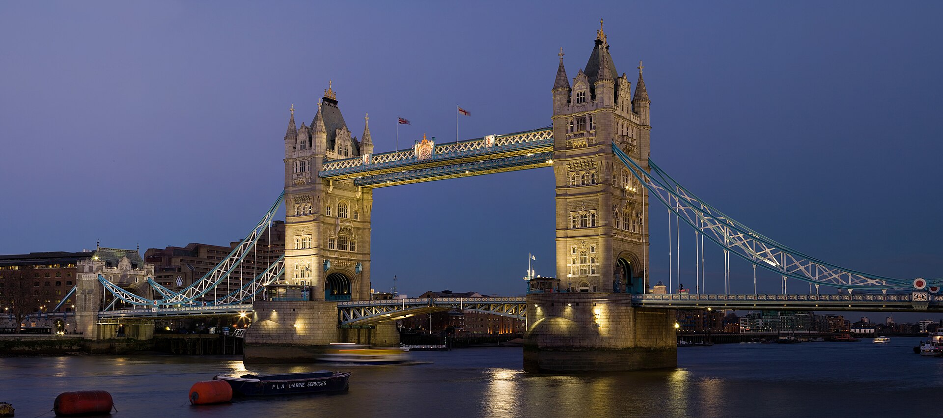 Tower Bridge at dusk
